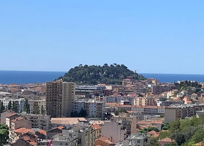 Appartement 02 Vue Panoramique -Wifi- Parking Prive -Nice
